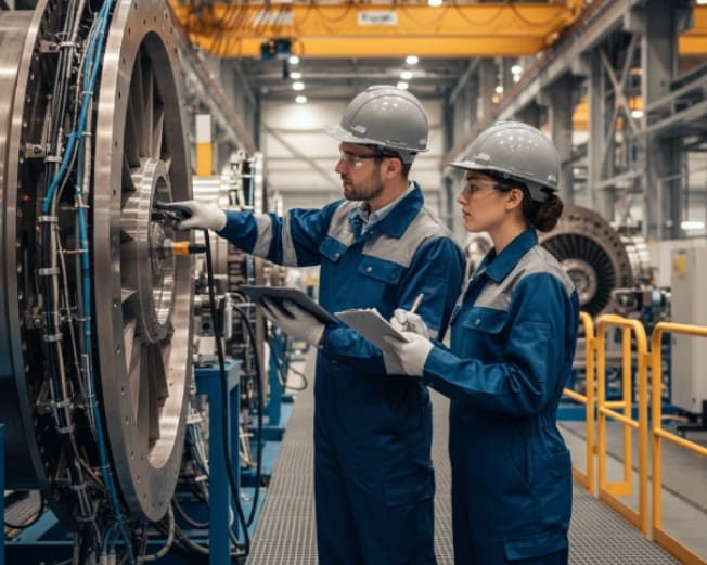 Maintenance of turbine part